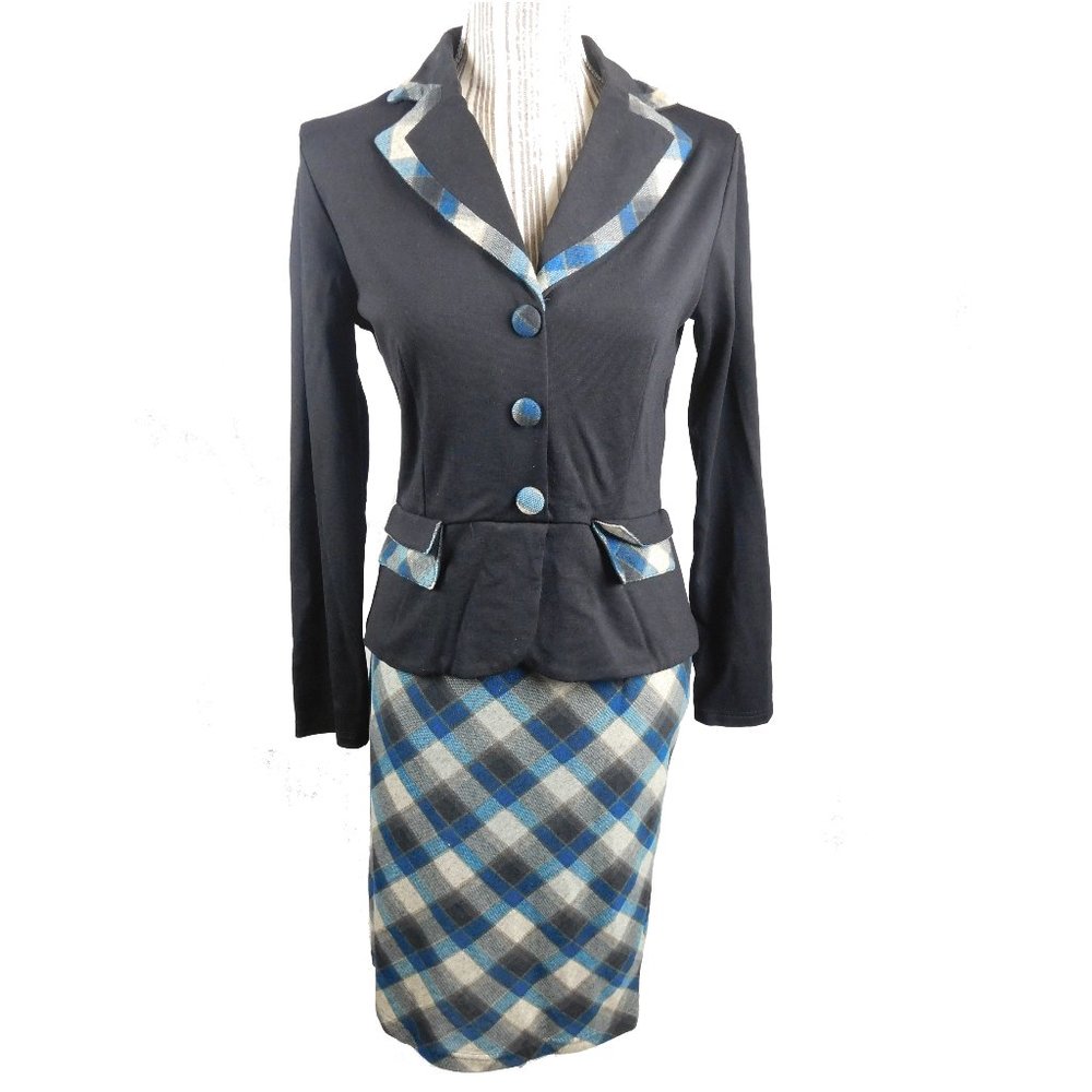 Women Office Fake Two Piece Bodycon Dress